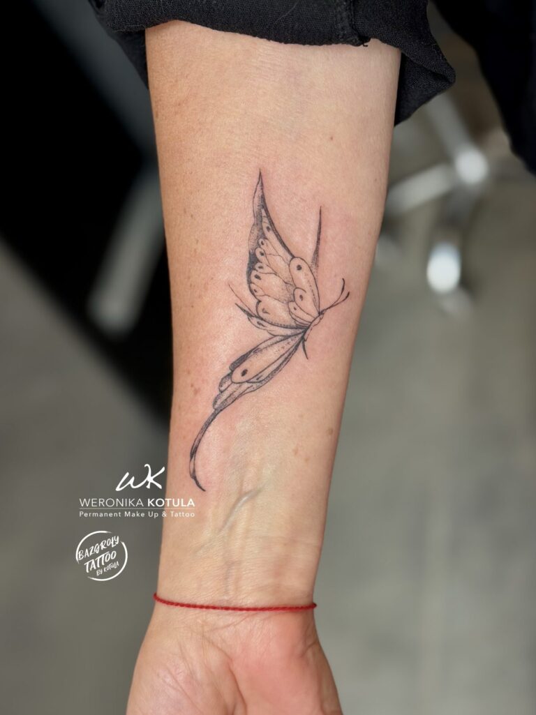 Tatuaż, motyl